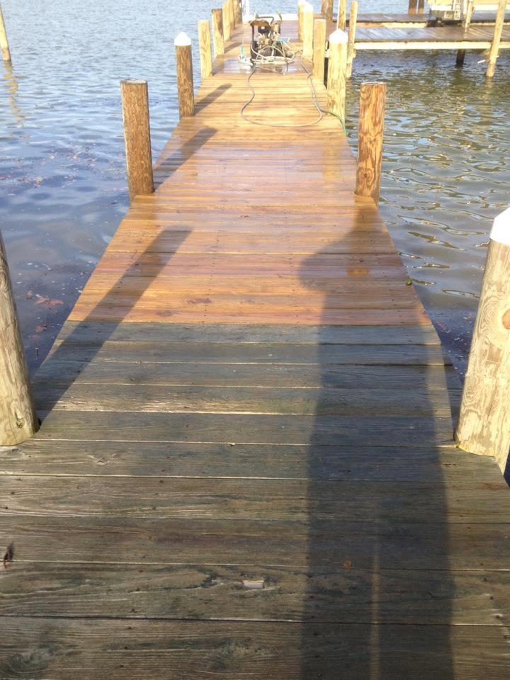 Dock Pressure Wash